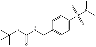 Carbamic acid, [[4-[(dimethylamino)sulfonyl]phenyl]methyl]-, 1,1-dimethylethyl ester (9CI) Struktur