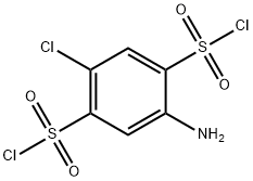 1,4-Benzenedisulfonyl dichloride, 2-amino-5-chloro- Struktur