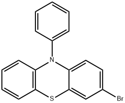 10H-Phenothiazine, 3-bromo-10-phenyl- Struktur