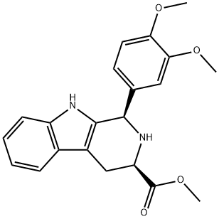 1H-Pyrido[3,4-b]indole-3-carboxylic acid, 1-(3,4-dimethoxyphenyl)-2,3,4,9-tetrahydro-, methyl ester, (1R,3R)-