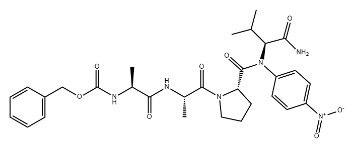 L-Valinamide, N-[(phenylmethoxy)carbonyl]-L-alanyl-L-alanyl-L-prolyl-N-(4-nitrophenyl)-