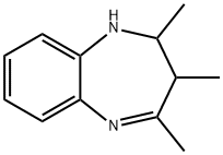 1H-?1,?5-?Benzodiazepine, 2,?3-?dihydro-?2,?3,?4-?trimethyl- (9CI) Struktur