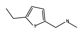 2-Thiophenemethanamine, 5-ethyl-N-methyl- Struktur