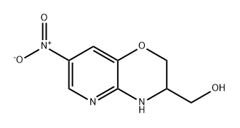 2H-Pyrido[3,2-b]-1,4-oxazine-3-methanol, 3,4-dihydro-7-nitro- Struktur