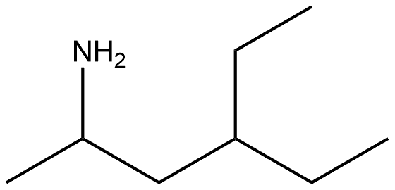 4-ethylhexan-2-amine Struktur