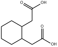 1α,2α-Cyclohexanediacetic acid Struktur