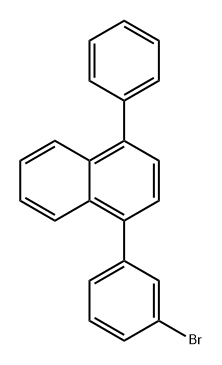 Naphthalene, 1-(3-bromophenyl)-4-phenyl- Struktur