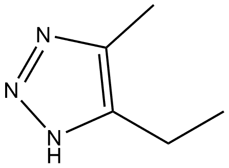 1H-1,2,3-Triazole, 5-ethyl-4-methyl- Struktur