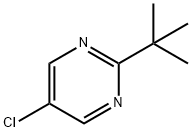 Pyrimidine, 5-chloro-2-(1,1-dimethylethyl)- Struktur