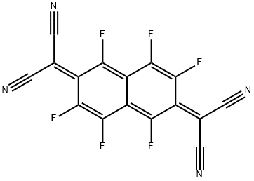 Propanedinitrile, 2,2'-(1,3,4,5,7,8-hexafluoro-2,6-naphthalenediylidene)bis- 結(jié)構(gòu)式