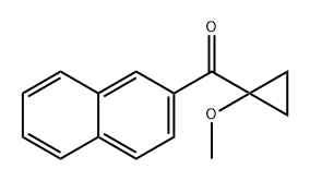 Methanone, (1-methoxycyclopropyl)-2-naphthalenyl- Structure