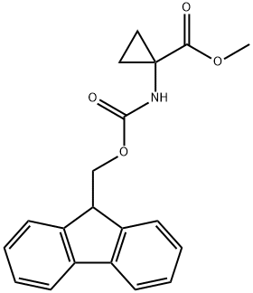 Cyclopropanecarboxylic acid, 1-[[(9H-fluoren-9-ylmethoxy)carbonyl]amino]-, methyl ester