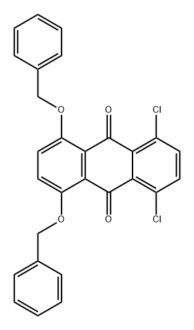 9,10-Anthracenedione, 1,4-dichloro-5,8-bis(phenylmethoxy)-