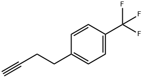 Benzene, 1-(3-butyn-1-yl)-4-(trifluoromethyl)- Struktur