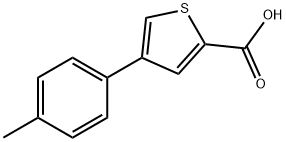 JR-9048, 4-p-Tolylthiophene-2-carboxylic acid, 97% Struktur