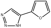 1H-1,2,3-Triazole, 5-(2-furanyl)- Struktur