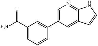 3-(1H-Pyrrolo[2,3-b]pyridin-5-yl)benzamide Struktur