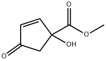 2-Cyclopentene-1-carboxylic acid, 1-hydroxy-4-oxo-, methyl ester