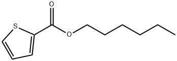 2-Thiophenecarboxylic acid hexyl ester Struktur