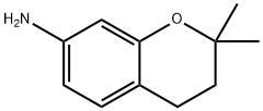 2,2-dimethyl-3,4-dihydro-2H-1-benzopyran-7-amine hydrochloride Struktur