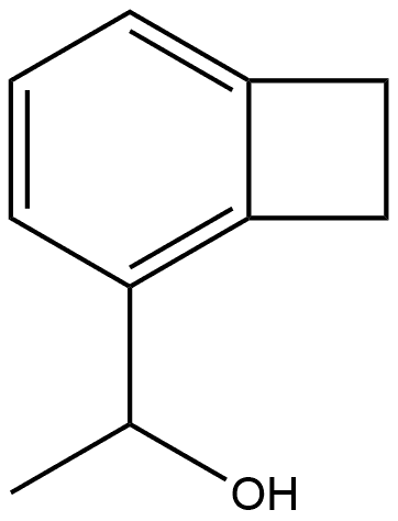 1-(bicyclo[4.2.0]octa-1(6),2,4-trien-2-yl)ethan-1-ol Struktur