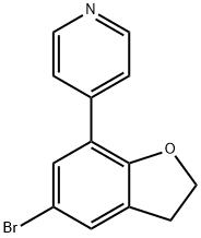 4-(5-Bromo-2,3-dihydro-7-benzofuranyl)pyridine