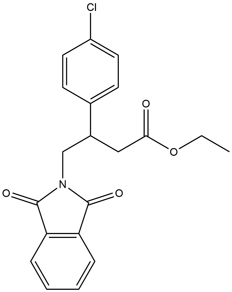 2H-Isoindole-2-butanoic acid, β-(4-chlorophenyl)-1,3-dihydro-1,3-dioxo-, ethyl ester