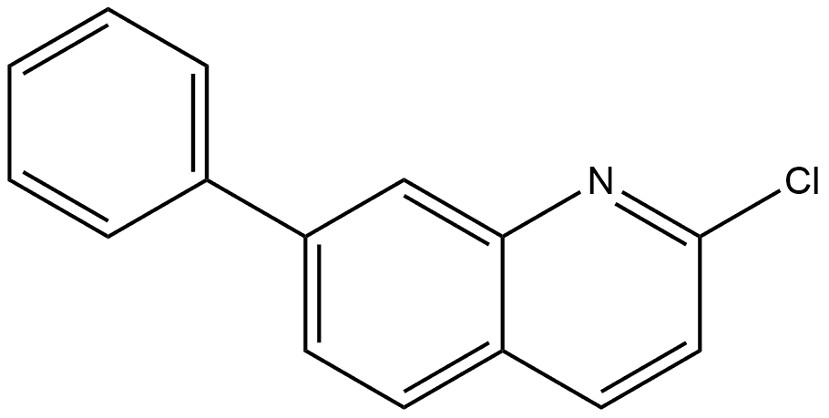 2-CHLORO-7-PHENYLQUINOLINE Struktur