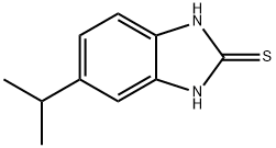 2H-Benzimidazole-2-thione,1,3-dihydro-5-(1-methylethyl)-(9CI) Struktur