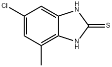 2H-Benzimidazole-2-thione,6-chloro-1,3-dihydro-4-methyl-(9CI) Struktur