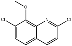 2,7-dichloro-8-methoxyquinoline Struktur