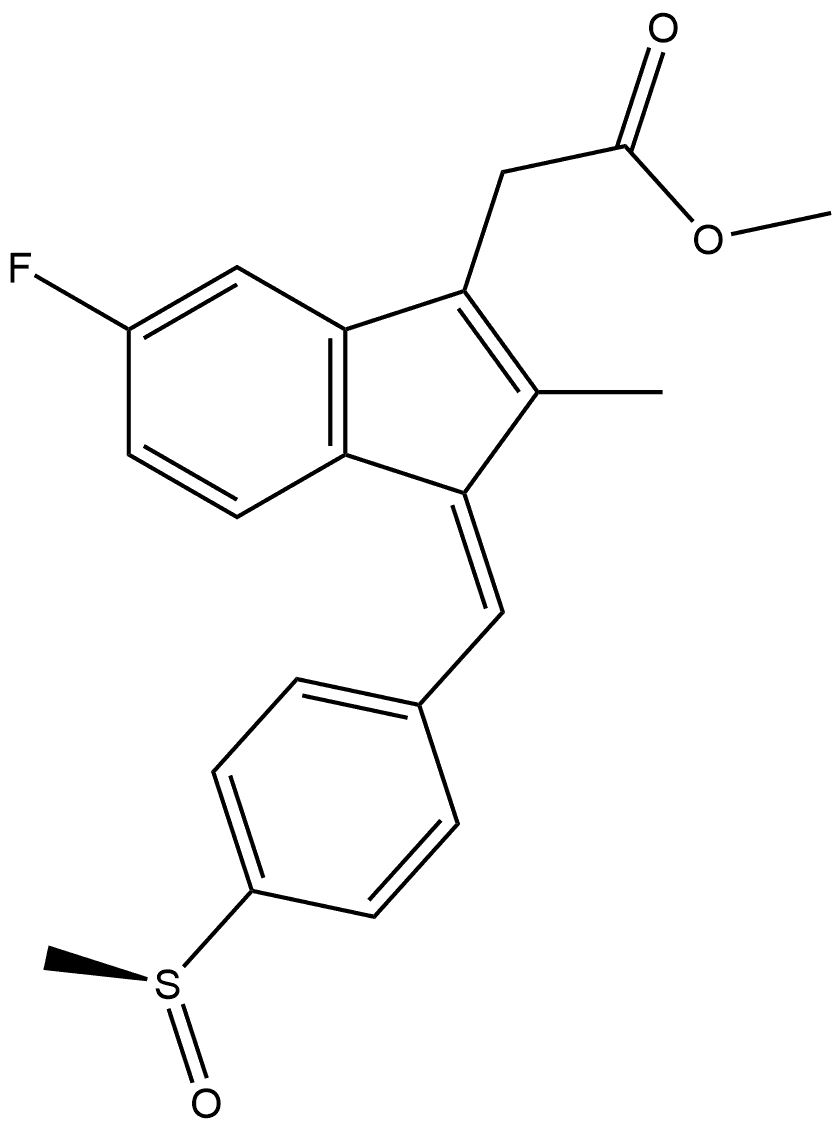 Sulindac Impurity 18 Struktur