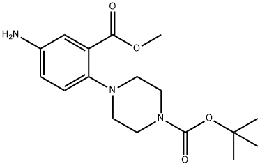 1-Piperazinecarboxylic acid, 4-[4-amino-2-(methoxycarbonyl)phenyl]-, 1,1-dimethylethyl ester