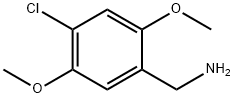 Benzenemethanamine, 4-chloro-2,5-dimethoxy- Struktur