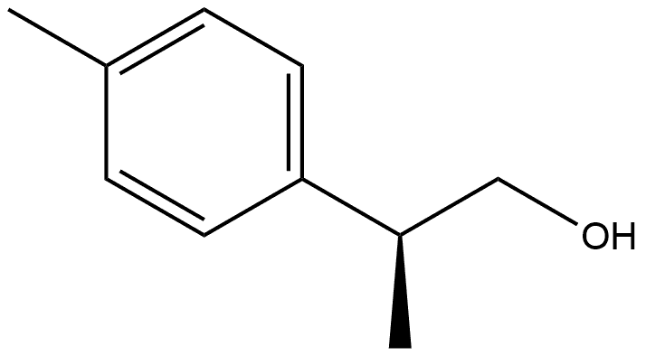 Benzeneethanol, β,4-dimethyl-, (βS)- Struktur