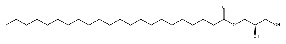 Docosanoic acid, 2,3-dihydroxypropyl ester, (R)- (9CI) Struktur