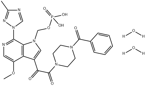 Fostemsavir dihydrate Struktur