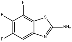 2-Benzothiazolamine, 5,6,7-trifluoro- Struktur