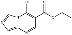 Imidazo[1,5-a]pyrimidine-3-carboxylic acid, 4-chloro-, ethyl ester Struktur