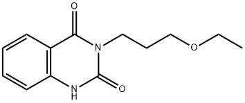 2,4(1H,3H)-Quinazolinedione, 3-(3-ethoxypropyl)- Struktur