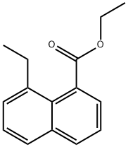 Ethyl 8-ethyl-1-naphthalenecarboxylate Structure