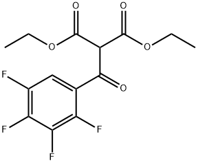 Propanedioic acid, 2-(2,3,4,5-tetrafluorobenzoyl)-, 1,3-diethyl ester