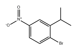 Benzene, 1-bromo-2-(1-methylethyl)-4-nitro- Struktur