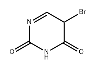 2,4(3H,5H)-Pyrimidinedione, 5-bromo- Struktur