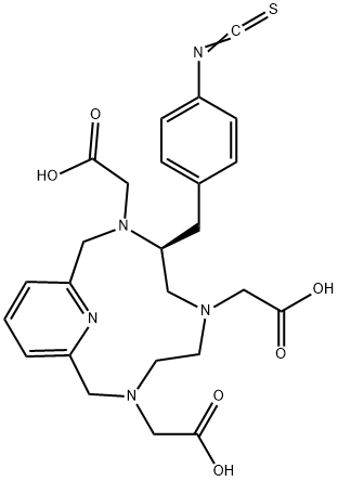 p-SCN-Bn-PCTA Struktur