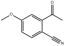 2'-Cyano-5'-methoxyacetophenone Struktur