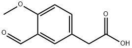 3-Formyl-4-methoxyphenylacetic acid Struktur