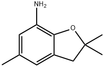 7-Benzofuranamine, 2,3-dihydro-2,2,5-trimethyl- Struktur