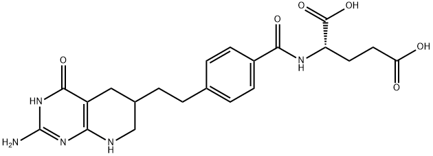 5,10-Dideazatetrahydrofolic Struktur