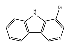 5H-Pyrido[4,3-b]indole, 4-bromo- Struktur